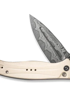 Nóż CIVIVI Incindie Damascus G10 Ivory