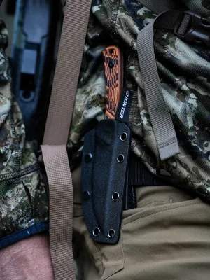 Nóż Civivi Carveth Fixed AEB-L Orange & Black G10