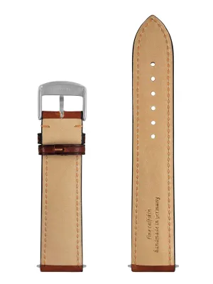 Pasek skórzany Zeppelin brązowy 22 mm