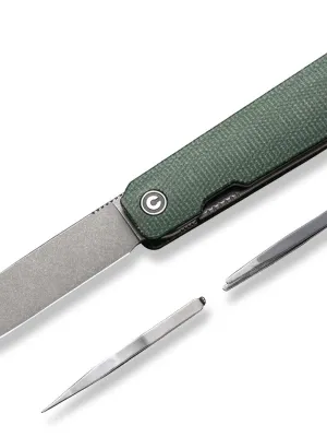 Nóż CIVIVI Sendy Micarta Green C21004A-1