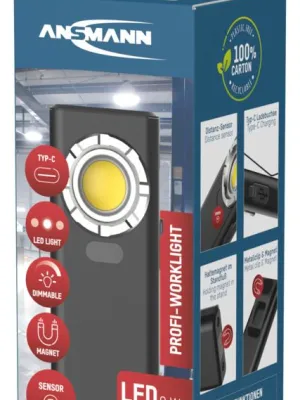 Lampa warsztatowa Ansmann WL1200R,1200lm, aku