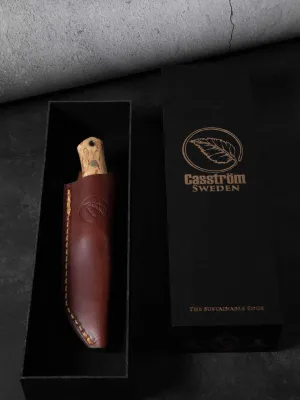 Nóż Casström No.8 SFK Curly Birch 14C28N
