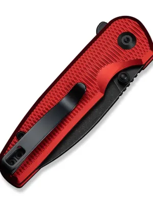 Nóż CIVIVI Mini Shakan Nitro-V Red Aluminum