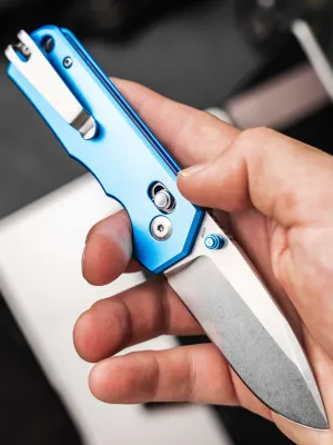Nóż Böker Plus Rockstub Blue Elox 14C28N