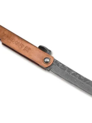 Nóż Higo Irogane Damascus