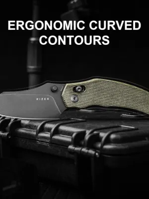 Nóż Kizer Bulldog Micarta Nitro-V