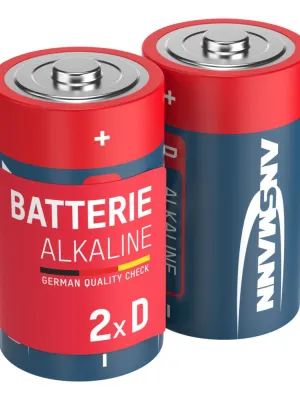 Baterie alkaliczne Ansmann D / LR20, 2 szt.