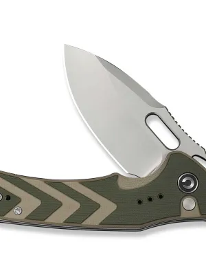 Nóż CIVIVI Vexron G10 Milled Green & Tan 14C28N