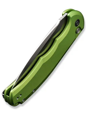 Nóż CIVIVI Button Lock Praxis Aluminum Green