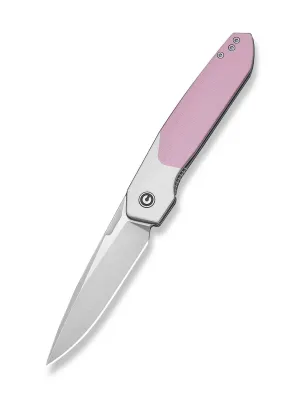Nóż CIVIVI Brr15 Light Nitro-V White&Pink G10