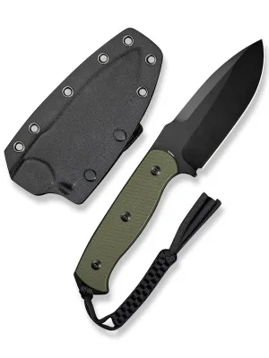 Nóż SENCUT Fixed Toxodon G10 OD Green Black Blade
