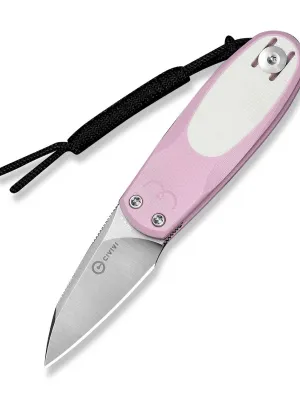 Nóż Civivi Purr Nitro-V Powder Pink & White G10