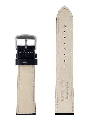 Pasek skórzany Zeppelin granatowy, 22 mm