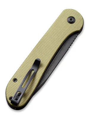 Nóż CIVIVI Button Lock Elementum Olive Micara