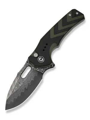 Nóż CIVIVI Vexron Damast G10 Milled Black & Green