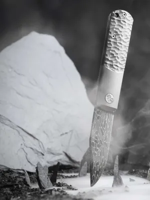 Nóż Böker Solingen BRLW Meteorite Damast