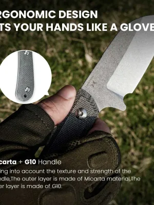Nóż Kizer Fixed Deckhand Micarta+G10 D2