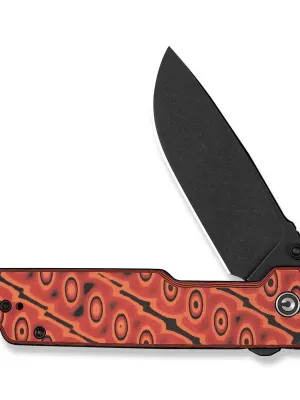 Nóż CIVIVI Zygon Nitro-V Orange&Blk Vortex Micarta