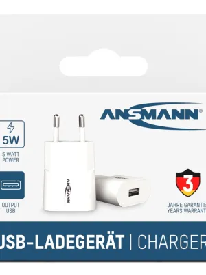 Ładowarka Ansmann HC105 biała USB 5W, 1A