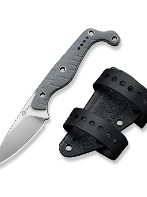 Nóż CIVIVI Fixed SÖKN Nitro-V Gray G10 Satin