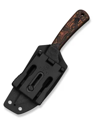 Nóż Civivi Carveth Fixed AEB-L Orange & Black G10