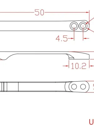 Klips CIVIVI Titanium z 6 śrubkami T001C