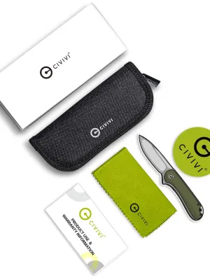 Nóż CIVIVI Button Lock Elementum II G10 OD Green