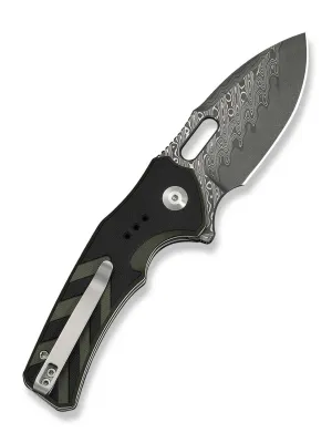 Nóż CIVIVI Vexron Damast G10 Milled Black & Green