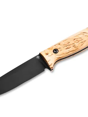 Nóż Böker DBK Bushfriend 2000 Curly Birch 80CrV2