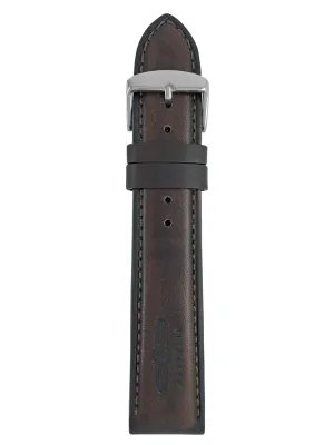 Pasek skórzany Zeppelin brązowy, 22 mm