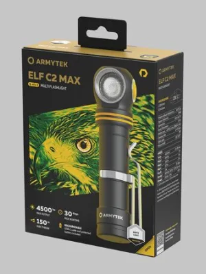 Latarka Armytek Elf C2 MAX USB-C White PCB 4500lm