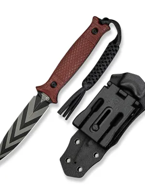Nóż CIVIVI Fixed Perfrico 14C28N Burgundy G10