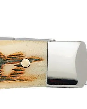 Scyzoryk Case Mini Trapper SS Amber Bone