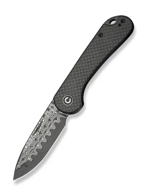 Nóż CIVIVI Elementum Slip Joint Damast CF