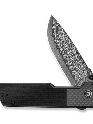 Nóż CIVIVI Zygon Damast Gray G10 & Carbon Fiber