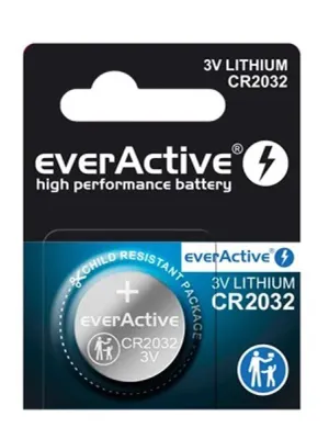 Bateria litowa mini everActive CR2032, 3V, 1 szt.