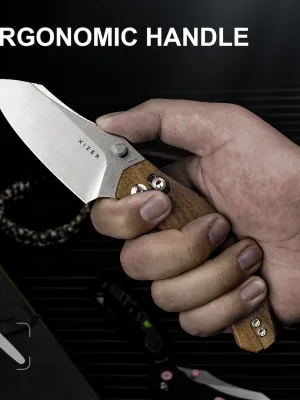 Nóż Kizer Bulldog Mkuruti Wood Nitro-V