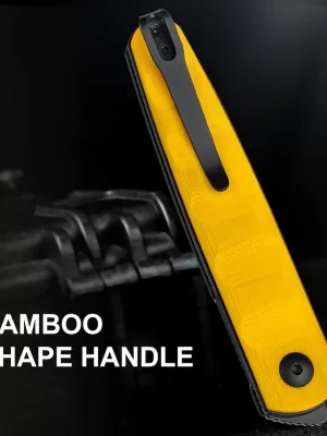 Nóż Kizer Bamboo G10 Yellow Nitro-V