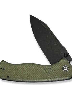 Nóż CIVIVI Placoid 14C28N G10 Green Black Blade