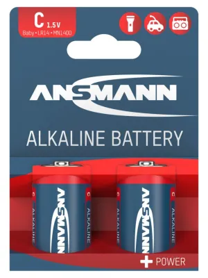 Baterie alkaliczne Ansmann C / LR14, 2 szt.