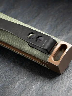 Nóż Böker Plus Kaizen Green Canvas Micarta