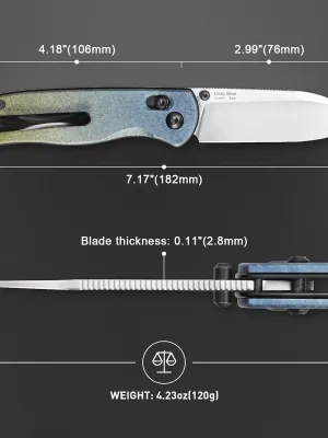 Nóż Kizer Drop Bear Titanium LC200N