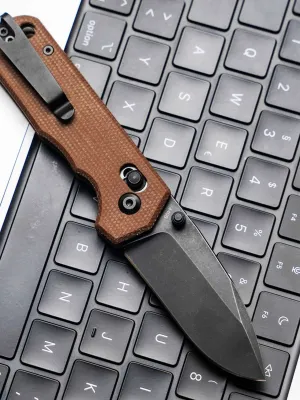 Nóż Böker Plus Rockstub Brown Micarta 2.0 14C28N