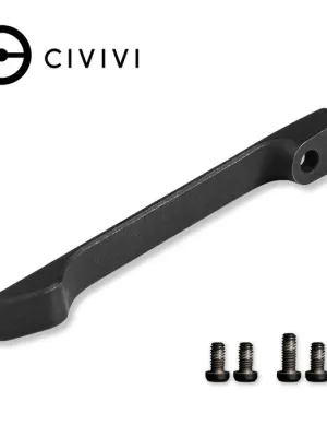 Klips CIVIVI Titanium Black z 2 parami śrubek