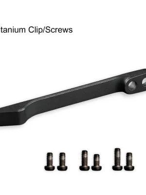Klips CIVIVI Black Titanium z 6 śrubkami T001D