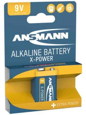 Bateria alkaliczna Ansmann X-Power E / 6LR61 9V