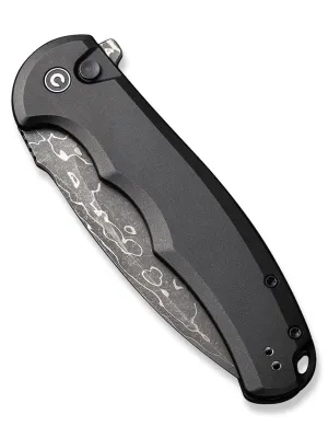 Nóż CIVIVI Button Lock Praxis Alu Black Damast