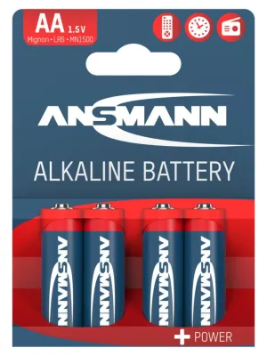 Baterie alkaliczne Ansmann AA / LR6, 4 szt.