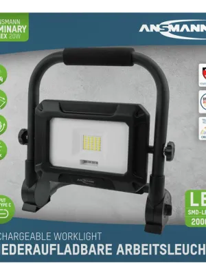 Lampa robocza Ansmann FL20W-R, 2000 lm, aku