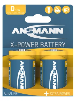 Baterie alkaliczne Ansmann X-Power D / LR20 2 szt